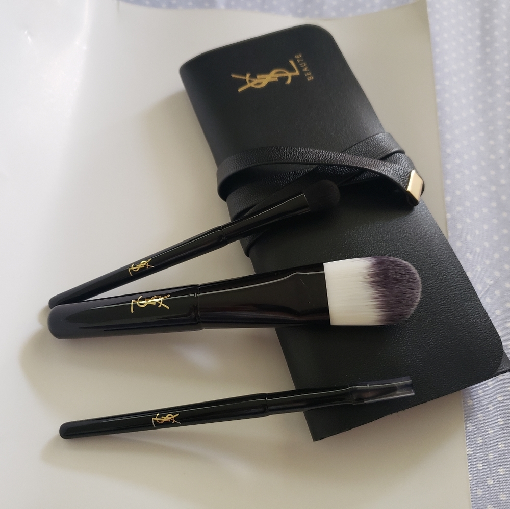New YSL mini beauty brush set
